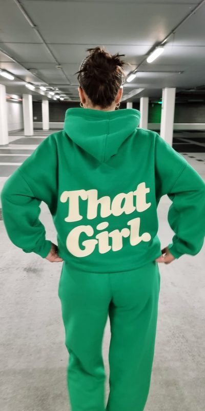 Green ‘That Girl’ Oversized Hoodie